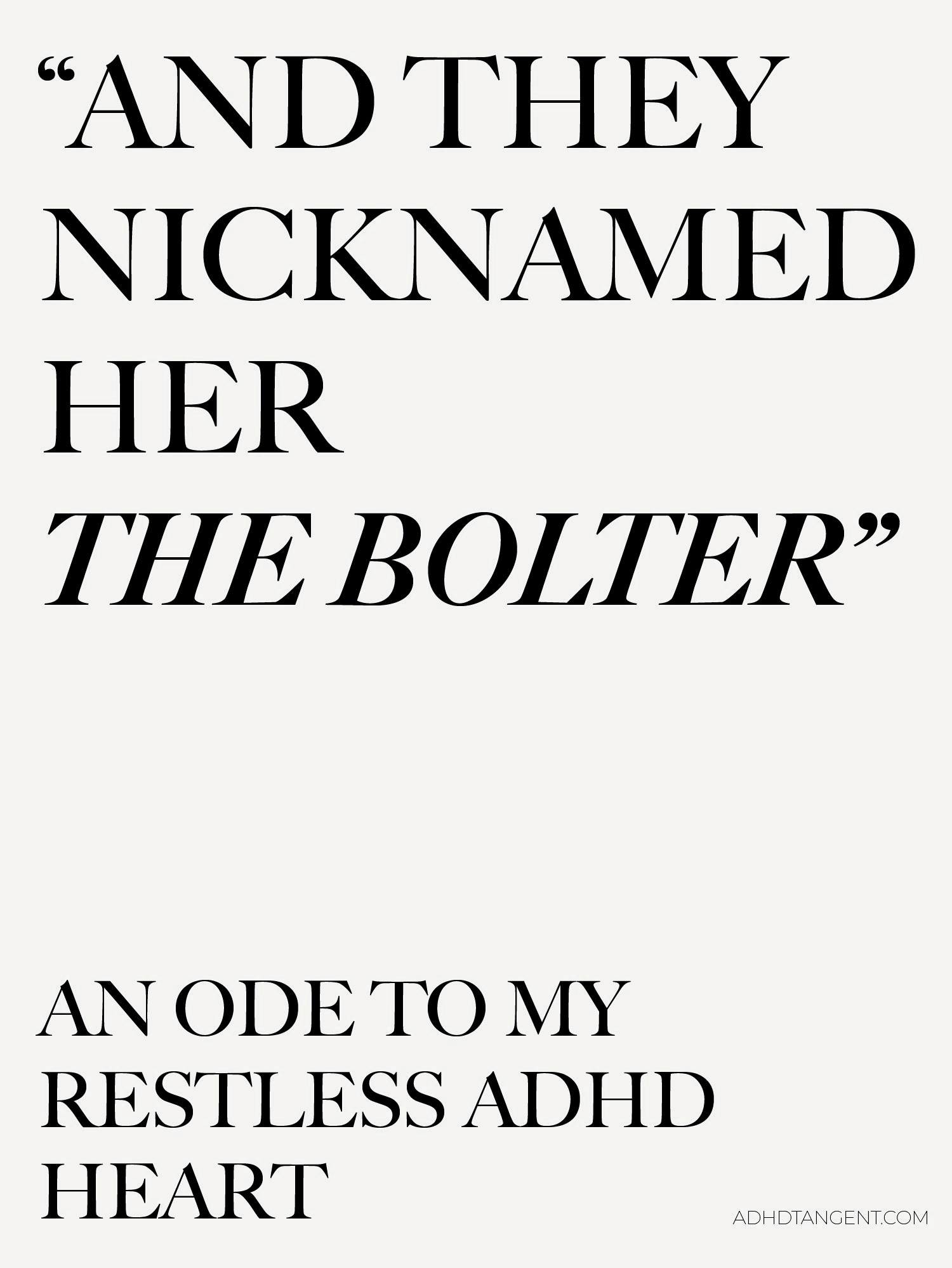 The Bolter: Taylor Swift&rsquo;s Ode to the Restless Heart of ADHD